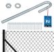 KOTARBAU 25 Stuks Draadspanner van Verzinkt Staal M8, Kabelspanner, Hekspanners