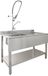 MonsterShop KuKoo Roestvrijstalen Spoelbak met Spuitarm - 120x60x90cm - Rechter Afdruiprek