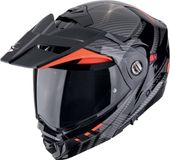 Scorpion ADX-2 Lewis Zwart Rood Systeemhelm - Maat XL