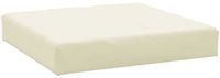 vidaXL Palletkussen 60x60x9,5 cm oxford stof crèmekleurig