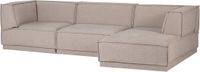 WOOOD Manu Chaise Longue Bank - Grove Chenille - Naturel