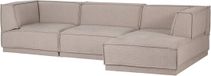WOOOD Manu Chaise Longue Bank - Grove Chenille - Naturel