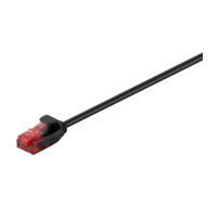 MicroConnect V-UTP6075S-SLIM - Netwerkkabel - 7,5 m - Zwart