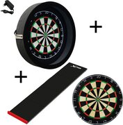 Dragon Darts - Sorpresa PRO set - Zwart - dartbord - dartmat - dartbord verlichting