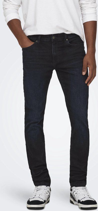 ONLY & SONS Onsloom Slim Fit Jeans - Blue Black Denim - Men's W28/L34