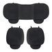 Lupex Accessoires Auto Housse de siège auto, 3 pièces, universel, PVC, noir