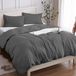 TRANKIELO® Dekbedovertrekset 155 x 200 cm Gris clair