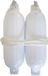 Seachoice Kit pare-chocs double œillet Blanc 17 x 58 cm