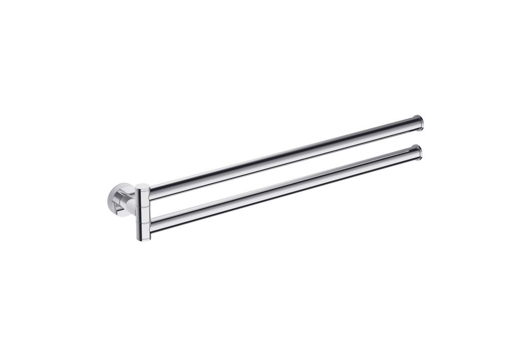 hotbath Bro badkraan 90.9x23cm vloermontage geborsteld nikkel BR077GN