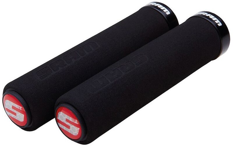 SRAM Foam Locking Grips, black - 0710845666926
