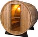 Fonteyn Barrelsauna 8 ft. Rustic Finse sauna Bruin