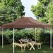 Prolenta Maison Exclusive Partytentdak, 4x3 meter, bruin, 270 g/m²