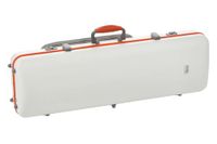 GEWA FUN Series Polycarbonaat Vioolkoffer 4/4-1/2 Maat Wit/Oranje