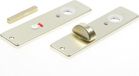 Hoppe Buuren van Kortschild, aluminium 202kp/wc champagne 8x72