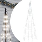 vidaXL LED-kerstboom 550 leds koud wit 300 cm