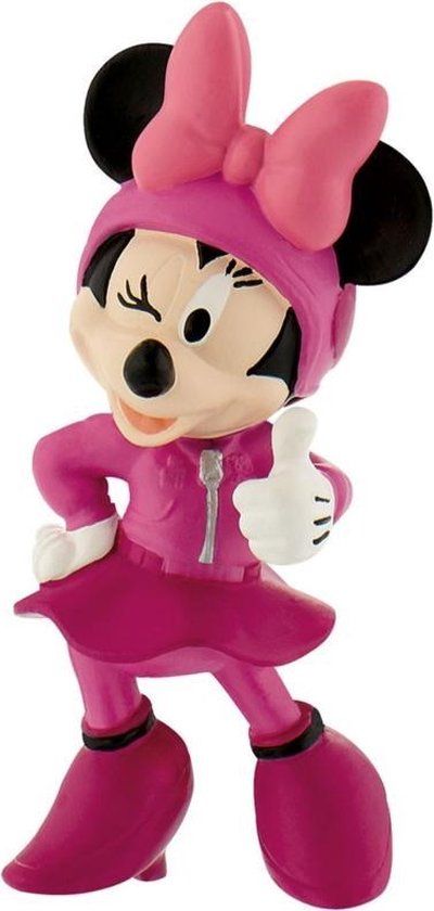 Disney Minnie Mouse Roadster Racers taart decoratie 7 cm.