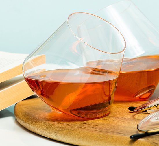 Winkee Rollende Whiskeyglazen (set Van 2) - Transparant