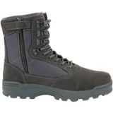 Brandit Tactical Boots Zipper, tactische militaire laarzen voor heren, Antraciet, 39 EU