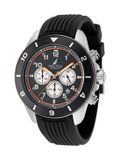 Nautica Nautica One Analoog Horloge Zwart Kast: 100% Roestvrij Staal | Armband: 100% Siliconen 48 mm NAPNOS403, NAPNOS404
