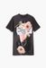 Desigual Damesjurk Berlin Kort Gebloemd Katoen Grijs XL/XXL