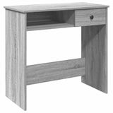 vidaXL Bureau 80x40x75 cm Bois traité Gris Sonoma Chêne