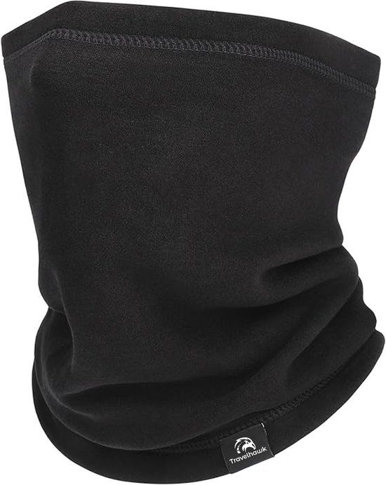 Travelhawk Nekwarmer - Heren & Dames - Zwart