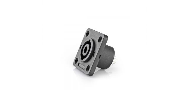 Nedis Luidsprekerconnector | Luidspreker 4-pins female | 25 stuks | Vierkant | Zwart