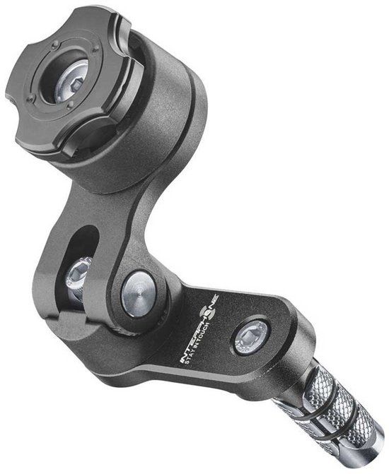 Interphone Quicklox Motorcycle Mounting Set Quiklox Universal Fork Stem Mount 37203 Black