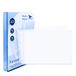 Raylu Paper - A3 meervoudige boorhoezen van 100% recyclebaar polypropyleen, grote opening, versterkte rug, 25 stuks (transparant - glas, A3-90 micron)