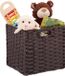 Merkloos Relaxdays Opbergmand - Gevlochten - Bruin - 31x32x30 cm