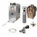 HAJUS AG Biertap JET 30 1-kraans droogkoeler 35 litres/h avec fût en bois et adaptateur KEG 5 litres