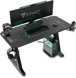 SENSE7 Nomad Cybernetic Gaming Bureau - 100x50 cm - Zwart