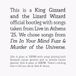 Songs King Gizzard & The Lizard Wizard Songs From I'm In Your Mind Fuzz & Murder Of The Universe: Live In Athens '25