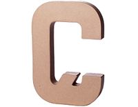 Letter Papier-maché Letter 20 cm Hoog, 2.5 cm Dik