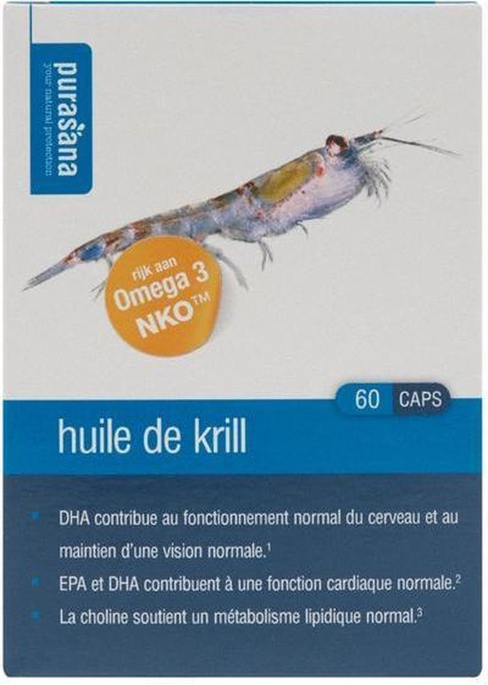 Purasana Krill olie 60 capsules
