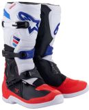Alpinestars Tech 3 Blanc Rouge Vif Bleu Foncé - Taille US 14