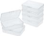 Inovra Plus - Set van 6 Transparante Kaartenbewaarboxen