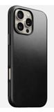 Nomad Modern Leather Case iPhone 16 Pro Max Zwart