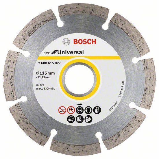 Bosch Eco for Universal - Diamantschijf - 115 mm - Segment