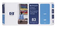 HP 83 Cyaan DesignJet UV-printkop en reiniger C4961A