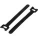 TRU COMPONENTS TC-12206116 Velcro cable tie For bundling Hook and loop part (l x w) 125 mm x 12 mm Black 20 piece(s)