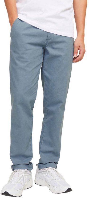 Jack & Jones Heren Chino Broek JPSTMARCO JJFURY slim Blauw 34W / 32L Volwassenen