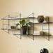 Giga Living Wandplank Snolla - Zwart - 191x26x79cm