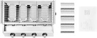BBQ grill à gaz - 4 brûleurs, propane - acier inoxydable - plaque infrarouge en céramique - réglable en hauteur - grande surface de grill - valve basse pression - 4 boutons rotatifs
