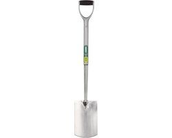 Draper Extra lang RVS Garden Spade met Soft Grip
