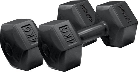 Iron Gym Dumbbell Set 2x 4 kg Dumbbells - Fitness accessoire
