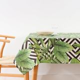 Belum 0318-81 tafelkleed, vuilafstotend, afmetingen 100 x 155 cm, extra zacht, meerkleurig, tafelkleed van 100% biologisch katoen, gemaakt in Spanje