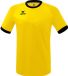 Erima Mantua Shirt Korte Mouw Heren - Zwart / Geel