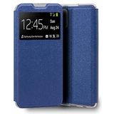 Coole flip-cover voor iPhone 13 Mini, effen, blauw