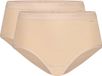 Ten Cate Basics midi beige 2 pack pour Femmes | Taille XXL